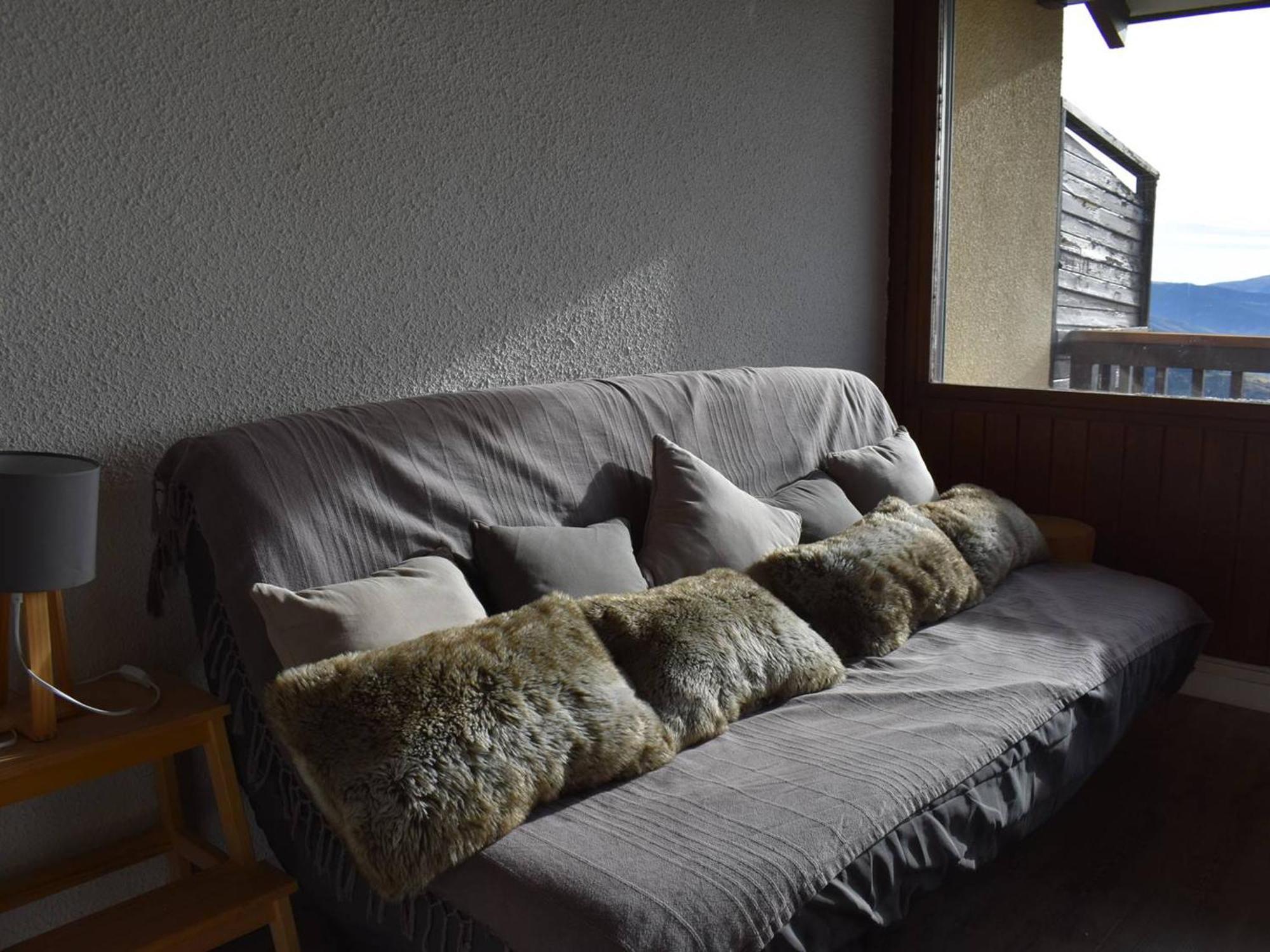 2 Pieces Cabine, Balcon Sud, Parking, Proche Centre-Ville A Font-Romeu - Fr-1-580-11 エクステリア 写真